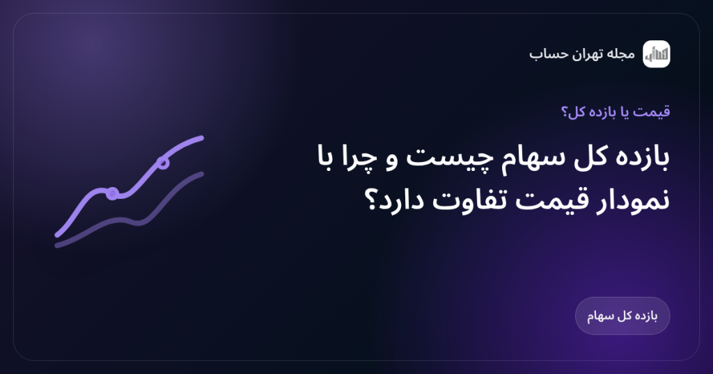 بازده کل سهام چیست و چرا با نمودار قیمت تفاوت دارد؟